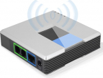 Zerone VOIP Gateway Dual Ports SIP V2 protokolli faksi internetitelefoni adapter RJ 45 kaabliga (EL pistik)