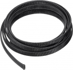 hankimise kaart 3/8-tolline laiendatav punutud kaablih&uuml;lssi PET-kaablijuhtimine kaabli kaitsja traadi m&auml;his Loom Tube arvutile Audio Office Kodumasinad Must