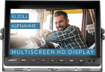 VSG 24 10-tolline neljakordne tagurdusmonitor / raskev&otilde;itu / 4 videosisendit / 12-24 volti / &auml;&auml;rmiselt vastupidav / pildipeegel/kaamera toiteallikas / E-valik/valik seeria