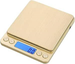 500 g 0,01 g Elektroonilised digitaalsed kaalud Pocket Case Mail k&ouml;&ouml;k Ehted Kaalude kaal Digitaalne USB kaal 2-Way (V&auml;rv: kuldne)