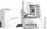GIGABYTE X870 AORUS Stealth Ice emaplaat - toetab AMD Ryzen 9000 protsessoreid, digitaalne 16+2+2+2 faasi VRM, kuni 8200MHz DDR5 (OC), 2 x PCIe 5.0 + 2 x PCIe 4.0, Wi-Fi 7, 5GbE LAN, USB 4