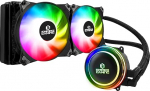 EMPIRE GAMING Guardian G-V20 Water Cooling AIO PC Gamer - CPU vedelikjahutus ARGB 3 Pin 5V 240mm radiaator - Ventilaator 2 x 120mm PWM Quiet - Intel ja AMD
