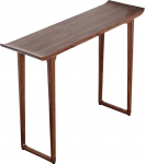 Konsolentisch Schmal, Schmales Sideboard aus Ulmenholz, Ideal f&uuml;r den Eingangsbereich, 88 cm Hoch, rutschfest und Stabil(120x88x30CM/31x35x12IN)