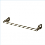 Basic r&auml;tikuratas vannitoa radiaatorite jaoks Pikkus 370 mm (kroom)