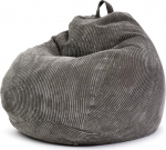 Green Bean&reg; siseruumides kasutatav istmepadi, 90 x 110 cm, EPS helmet&auml;idis ja n&ouml;&ouml;rkangas, pehme, pestav, p&otilde;randapadi, puhkepadi, istmepadi, istmepadi, tugitooli, l&otilde;&otilde;gastav tool lastele/t&auml;iskasvanutele, antratsiitne toon