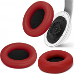 Geekria SNAP Earpads asenduskomplekt Beats Studio Pro k&otilde;rvaklappidele, magnetiline lihtne vahetada k&otilde;rvapadjad asendamine sekunditega, k&otilde;rvaklapi kate (punane valguline nahk, 1 paar)