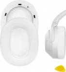 Geekria Quickfit asendusk&otilde;rvaklapid, mis &uuml;hilduvad Sony ULT WEAR, WH-ULT900N k&otilde;rvaklappide k&otilde;rvapadjadega, remondiosad (valge)