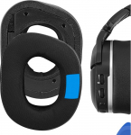 Geekria Sport Cooling Gel asendusk&otilde;rvapadjad, mis &uuml;hilduvad Turtle Beach Stealth 700 Gen 2, Stealth 700 Gen 2 MAX k&otilde;rvaklappidega, k&otilde;rvapadjad (must)