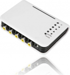 Video Quad Splitter Switch, autokaamera protsessori s&uuml;steemi komplekt, turvakaamera video jaotuss&uuml;steem, k&otilde;rge eraldusv&otilde;imega 4-kanaliline video jaotur koju/kontorisse/supermarketisse/kodusse