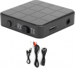 Annadue KN321 Bluetooth 5.0 audio saatja vastuv&otilde;tja, 2 in 1 TV arvuti adapter, sobib arvutile, s&uuml;learvutile, stereole, k&otilde;rvaklappidele, nutitelefonile, MP3-m&auml;ngijale