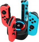 SCH25 Premium-Ladestation Schwarz f&uuml;r Nintendo Switch, Switch OLED Joy-Con-Controller