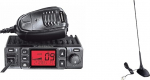 Albrecht AE6290 CB-raadio, 12629, integreeritud repiiter/reageerimisfunktsiooniga, 12/24V, VOX, RJ-45 l&auml;&auml;ne pistik ja CB magnetantenn CBM-516, 65270, 44 cm pikkune prožektor, 4 m kaabli ja PL-pistikuga.