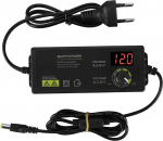 Tiiyee Adjustable Power Supply 3-12 V Universal Power Supply 60 W 5 A Switch Adapter Interference Power Supply Adapter Adjustable Voltage Motor Speed Control LCD Monitor LED Light Strip Router Game