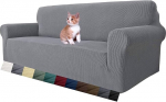 MAXIJIN Super Stretch Diivan Cover 3-kohalise diivani jaoks, 1-osaline universaalne diivanikate, elutoa Jacquard Spandex m&ouml;&ouml;bli kaitsja, koerte ja lemmikloomade jaoks sobilik paigaldatud diivanikate Slipcover