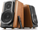 Edifier S1000MKII 2.0 Audiophile aktiivne riiulik&otilde;lar, 120 vati k&otilde;lar, Bluetooth 5.0 aptX HD-ga, optiline sisend, aktiivne monitoorne l&auml;hiv&auml;ljak&otilde;lar D-klassi v&otilde;imendiga, puit