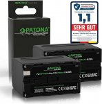 PATONA 2 x Premium NP-F970 aku 7800 mAh asendusaku, mis &uuml;hildub Sony videokaameraga, LED-indikaatorite valgustus, videovalgus, kaameramonitorid, aku NP-F550 NP-750 NP-F950 NPF970 NP F970