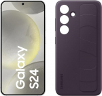 Samsung Galaxy S24 AI nutitelefon, 8 GB RAM, 128 GB m&auml;lu, marmorhall, tumelillat v&auml;rvi k&auml;epidemega &uuml;mbris