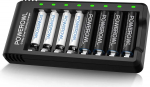 POWEROWL akulaadija AA AAA patareidele, sh 4 x AA 2800 mAh + 4 x AAA 1000 mAh akud 8-ne akupakiga koos akulaadijaga