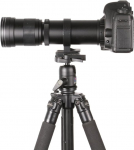 Hersmay 420-800mm F/8.3-16 Teleobjektiiv k&auml;sitsi fookusega super-telefotoobjektiiv Pentax K K2000 K1000 K200D K-500 K100D K-50 K-30 K-20D K-7 K-5 K-5II K-5IIs K-3II K-3 KK-S2 KK-S1 K-r K-x K-m juurde.