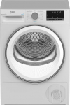 Beko B3T32491 trummelkuivati, 9 kg, eesmine soojuspumbaga kuivati, 15 programmi, sensorkuivatus, aurufunktsioon, vaikne programm, sobib allergikutele, kolonni, Aquawave &otilde;rn trummel, valge
