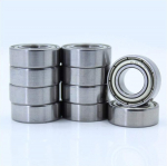 Pakend 10 687ZZ minikuulipilduja 687Z P0 Kroomterasest kuullaagrid 7 x 14 x 5 mm, v&auml;ike laager (500 tk)
