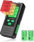 EMF Meter 3-in-1, YOJOCK kaasaskantav kiirgusdetektor EF, MF ja RF signaalide jaoks, sisaldab lisapatareid ja saksa keele juhiseid EMF kiirgusm&otilde;&otilde;tja kodus, kontoris ja v&auml;ljas (roheline)