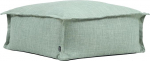 Icon Vita Stool, Salvei roheline, vetth&uuml;lgav kangas, &otilde;ues olev kott, Pouf Stool koos t&auml;idisega, hiiglaslik jalatugi elutuppa, aeda, terrassile.