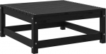 vidaXL aiam&ouml;&ouml;bel, modulaarne aiam&ouml;&ouml;bel Lounge, tool aeda, terrassile, r&otilde;dule, puust jalatoele, mustast tahkest m&auml;nnipuidust