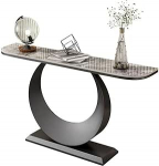 RYUQW3RE Eingangstisch, Moderner Eingangsschrank - Schmaler wandmontierter Flurtisch mit Ablage Konsolentisch(120cm)