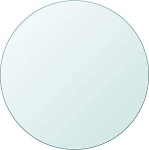 WIFESE lauaplaat 50 cm &uuml;mmargune kohvilaud s&ouml;&ouml;gilaud klaasist mitmekordne plaat k&ouml;&ouml;giplaat karastatud klaasist t&ouml;&ouml;laud