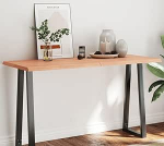 S&ouml;&ouml;gilaua asenduslauaplaat 140 x 60 x 4 cm Lauaplaat Ristk&uuml;likukujuline kohvilaud Restoranid Baarilaud Puidust lauaplaat Kohvikud K&otilde;rvallaud Lauaplaat Helepruun massiivne tammepuit