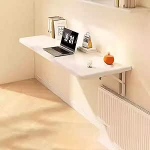Klapptisch Platzsparender, an der Wand montierter Klapptisch - Vielseitiger schwebender Schreibtisch f&uuml;r K&uuml;che, Arbeitszimmer und Waschk&uuml;che - Kompaktes und stilvolles Design f&uuml;r kleine R&auml;um