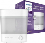 Philips Avent SCF291/00 Bottle Steriliser, Electric Steam Steriliser for up to 6 Baby Bottles, Teats & Accessories, Modular Design, White
