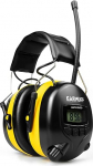 EARMUFF kuulmiskaitse AM/FM raadioga, AUX-&uuml;hendusega ja 31 dB isolatsiooniga, raadio kuulamine ja muusika m&auml;ngimine mobiiltelefonist, elektrooniline k&otilde;rvakaitse t&auml;iskasvanutele, heliisolatsioon ehitamiseks