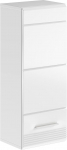 xonox.home Linus Bathroom Wall Cupboard, Wall Cupboard, Bathroom Cabinet, Wall Cupboard, Bathroom in High-Gloss White, Approx. 30 x 77 x 23 cm