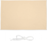 Relaxdays Rectangular Sun Sail 2 x 4 m Water-Repellent UV Protection with Tension Ropes Garden Shade Beige