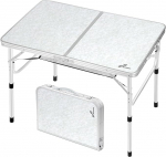 Sportneer kokkupandav laud reguleeritava k&otilde;rgusega v&auml;ike kokkupandav laud Kaasaskantavad telkimislauad (23,6 "L x 15,7" W (2 k&otilde;rgus)) koos v&otilde;rkkihiga v&auml;ljas kasutamiseks.