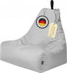 Patchhome Lounge Armchair / Gamer Chair / Bean Bag, Seat Cushion, Suitable for Indoors and Outdoors, Ready Filled, Various Colours, Available in Two Sizes Made in Germany