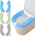 WC istme katted Pehme paksem soojendaja Stretch pestav 3 Pack (3 v&auml;rvi / EVA)