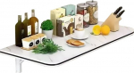 Wei&szlig;er Klapptisch zur Wandmontage f&uuml;r kleine R&auml;ume. Stabiilne, stabiilne konstruktsioon. Klappbares Design. Ideal f&uuml;r das Home-Office. 90 x 40 cm