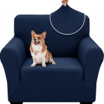 XINEAGE 2025 Stretch-Sesselbezug, 1 St&uuml;ck, Stuhlschoner f&uuml;r Wohnzimmer, dicker, weicher Stuhlbezug mit elastischer Unterseite, Couchbezug f&uuml;r Haustiere und Kinder (78,7 cm - 117,8 cm, Marineblau)