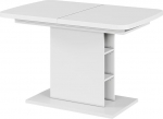 Vicco Fenaro pikendatav s&ouml;&ouml;gilaud valge 120/160 x 80 cm, lahtiste sektsioonidega