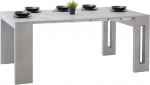 Selsey Roma 5902409928822 Extendable Dining Table MDF Grey Concrete Look 120 cm