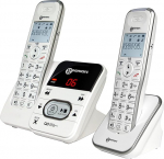 Geemarc AMPLIDECT 295-2 juhtmevaba eakate telefoni automaatvastaja Beleuchtetes Display valge