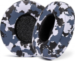 WC Extra paksud asendusk&otilde;rvapadjad Beats Solo 2 & 3 juhtmevabadele k&otilde;rvaklappidele Wicked Cushions - pehme nahk, luksuslik m&auml;luvaht, tugev liim, Snow Camo