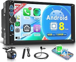 8 Core 6G + 128G Android Car Radio 2 DIN juhtmevaba Carplay Android auto GPS navigatsiooniga 7-tolline autoraadio