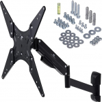 Maclean MC-784 TV seinakinnitus LCD LED plasmamonitorile P&ouml;&ouml;ratav ja kallutatav gaasivedru kuni 22 kg 32-55 tolli max VESA 400 x 400 (2 k&auml;tt)