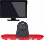 4,3-tolline LCD-monitor + pidurituled tagurduskaamera transpordiakna veekindel parkimiskaamera tagurduss&uuml;steem Toyota ProAce 2/Verso/Citroen Dispatch/Space Tourer/Jumpy 3/Peugeot Traveller/Expert jaoks