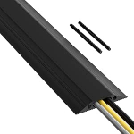 D-Line FC83B p&otilde;randakanal koos pistik&uuml;hendusega, 83 mm lai, 30 x 10 mm kaablikanal, must, FC83B