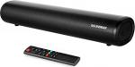 Soundbar televiisoritele Arvuti PC m&auml;ngude k&otilde;lar koos kaugjuhtimispuldiga, 2.0 kanaliga 3 ekvalaiser 30 W 20-tolline Mini Bluetooth 5.0 Music Box koduteatri meelelahutuss&uuml;steemile RCA USB optilise AUX-ga
